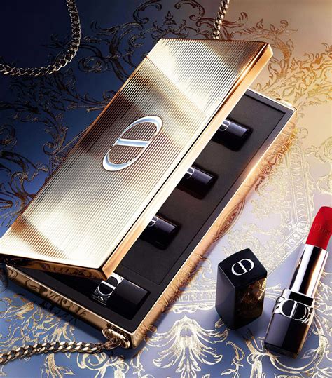 dior clutch with lipstick|dior lipstick set with clutch.